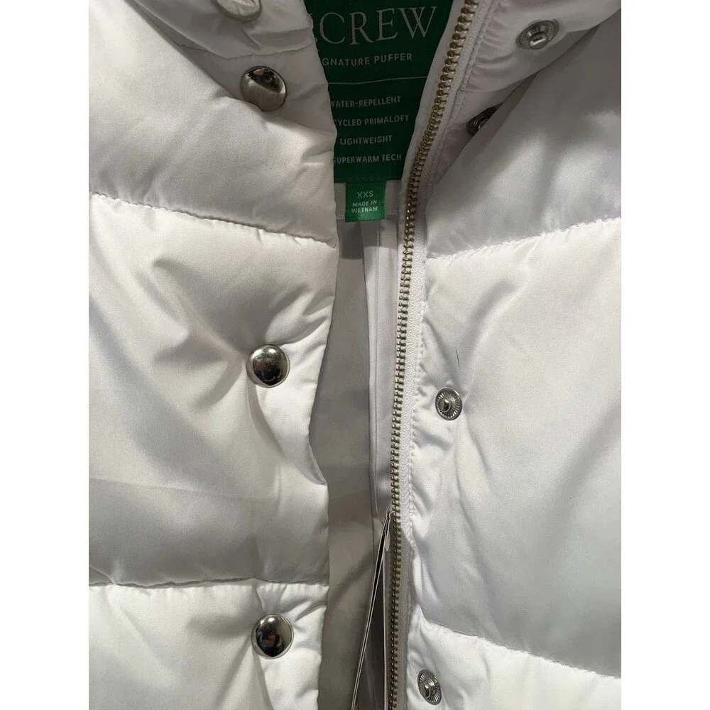 NEW Puffer Parka J.Crew Water Repellent Chateau Primaloft Signature XXS